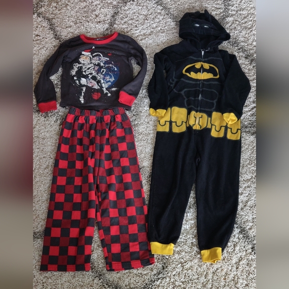 Boy fleece pajamas bundle - Picture 1 of 4